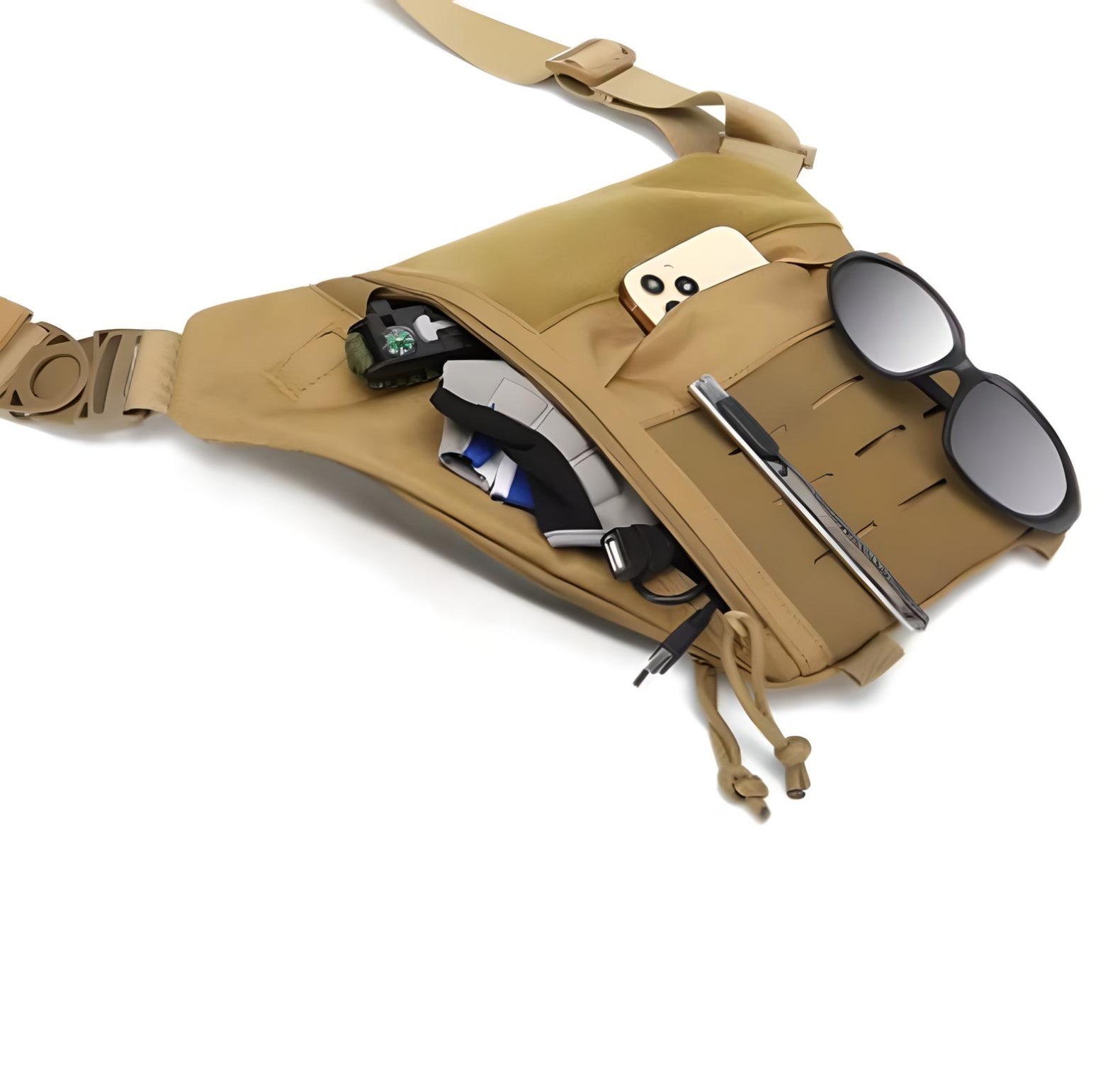 Rugged Design Crossbody Bag | Tactical
